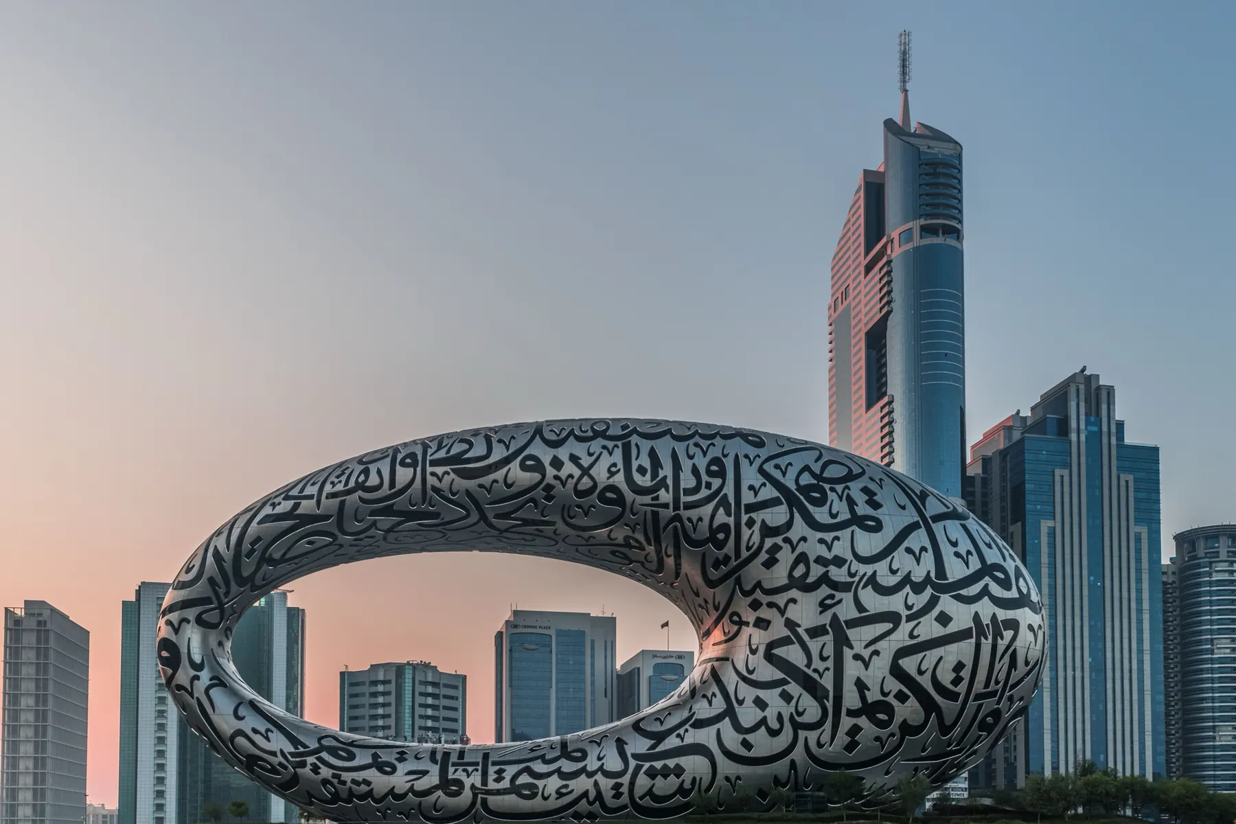 The Museum of the Future torus on Sheikh Zayed Road